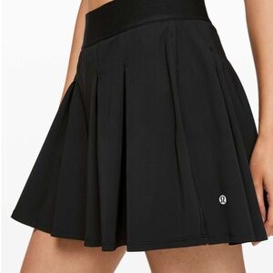 Lululemon Tennis Time Skirt – Black – Size 8